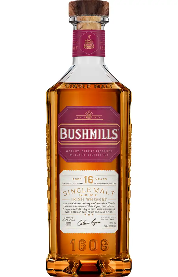 bouteille de bushmills 16 ans